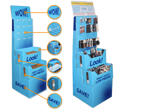 Custom Floor Standing Retail Display Unit