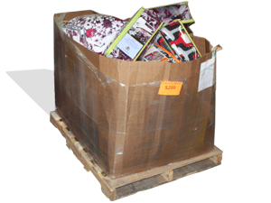 KCO Assorted Return Bedding Pallet - Customer Return Assorted Bedding & Domestic Lots. Sold at a flat price per pallet
