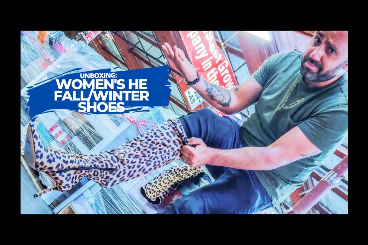 HE Department Store Shelf Pull Mostly Fall/Winter Women's Shoes