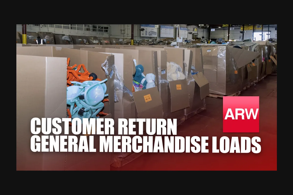 ARW Department Store Customer Return General Merchandise Loads
