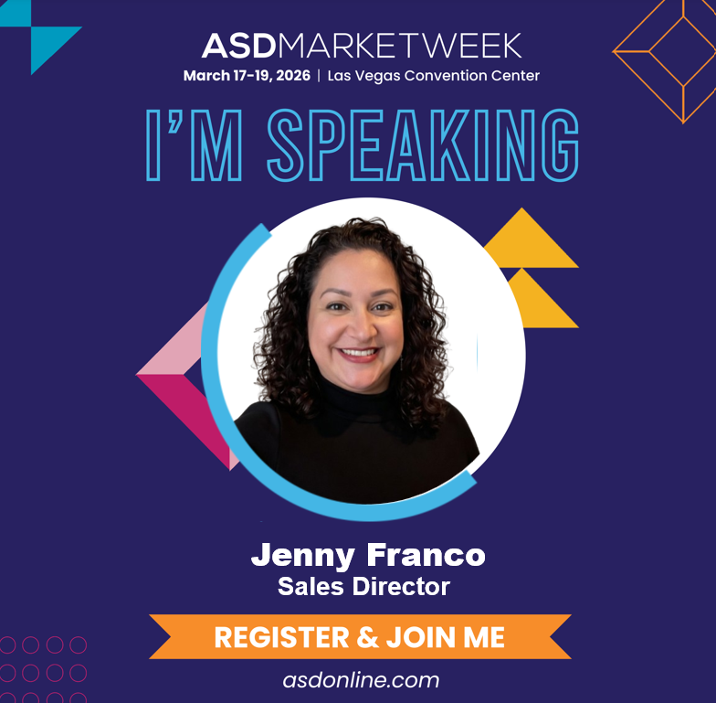 Jenny Franco, speaker en ASD Market Week, 17 a 19 de marzo de 2026