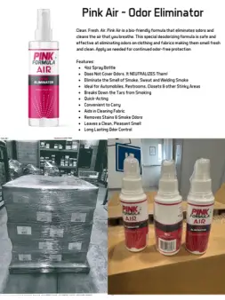 Productos de limpieza Pink Formula