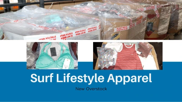 Branded Surf Lifestyle Assorted Apparel | New Overstock Unmanifested