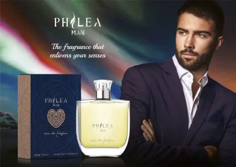 Botellas Philea de 3.4 oz / 100 ml para hombres y mujeres.