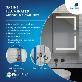 Croydex Cabinets & Mirrors | New Overstock Manifested Pallets
