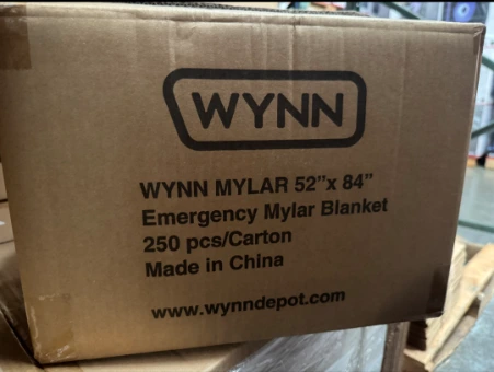 Mylar Emergency Blankets | New Overstock Manifested Pallets