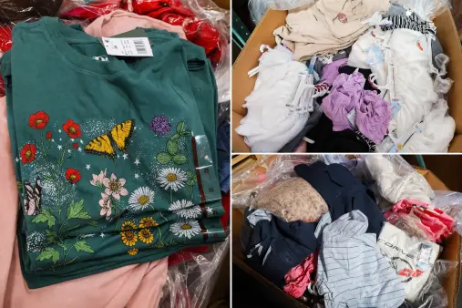 Lotes de Surtido de Ropa de Tiendas Departamentales TGT