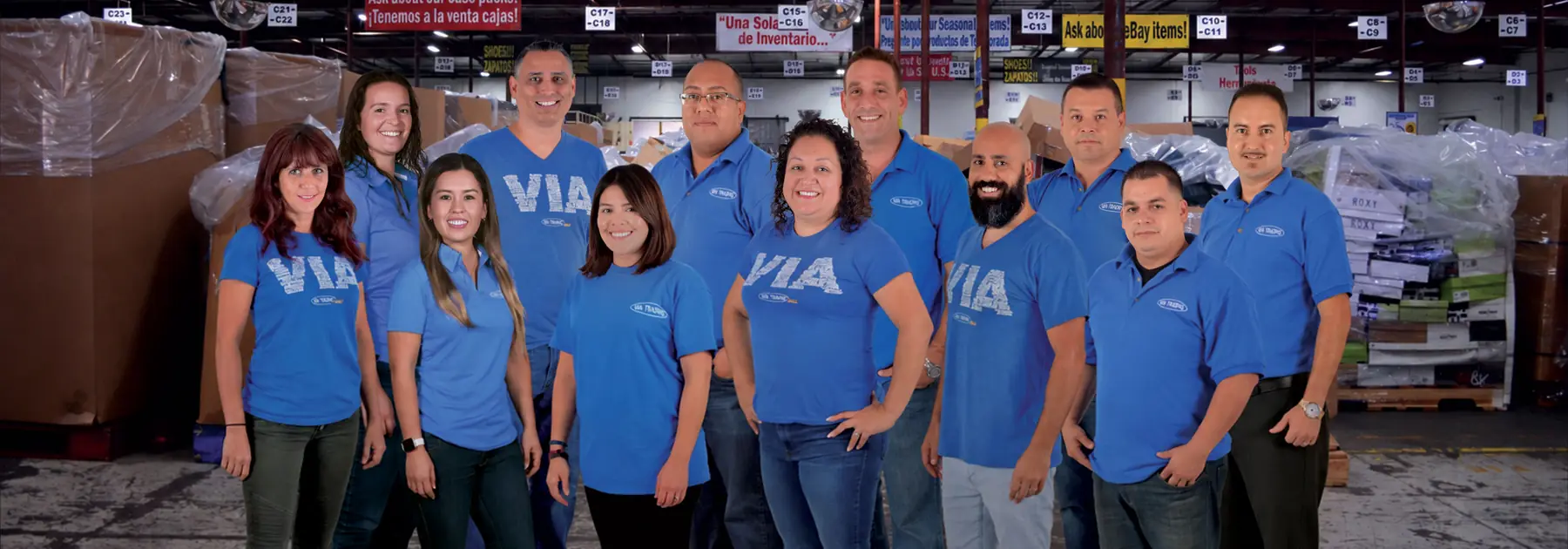 The Via Trading sales team