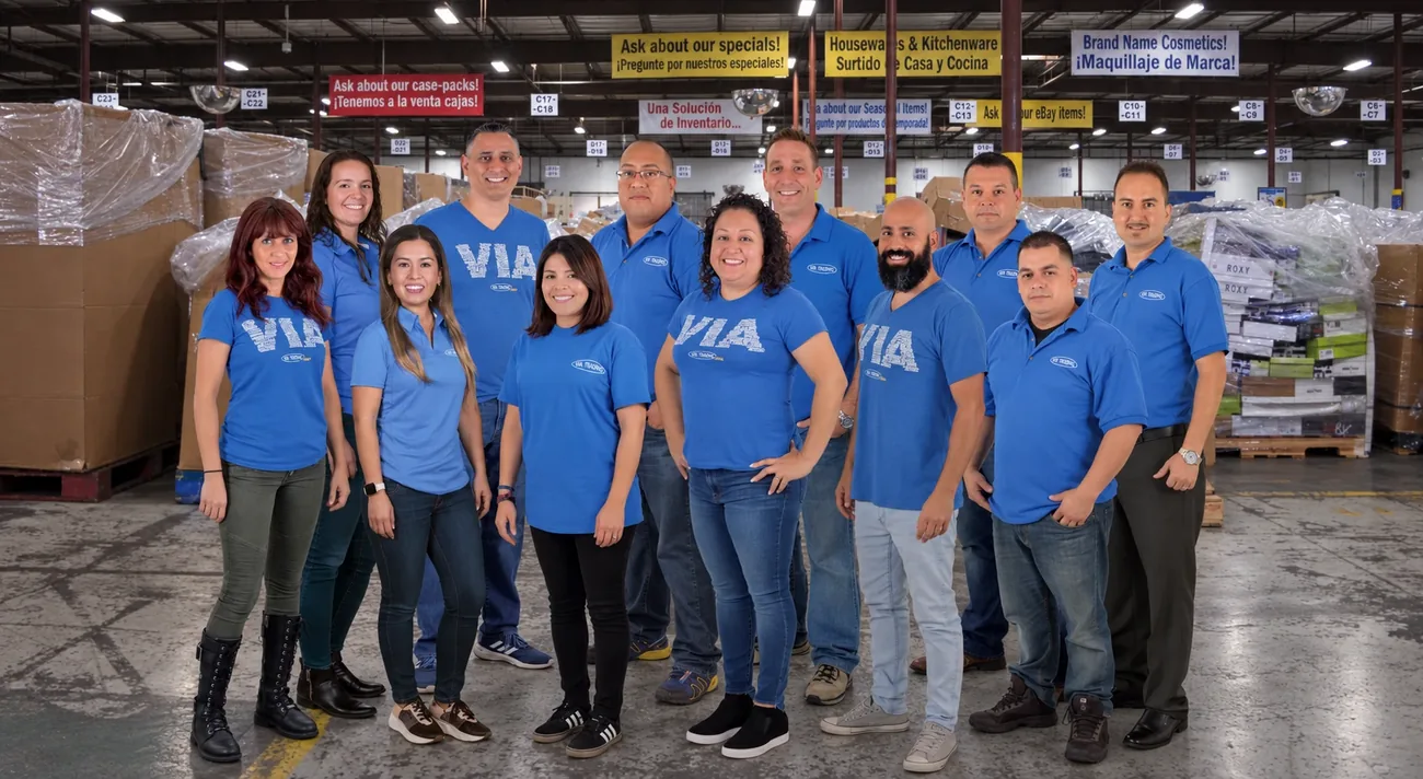 The Via Trading sales team, your Account Managers
