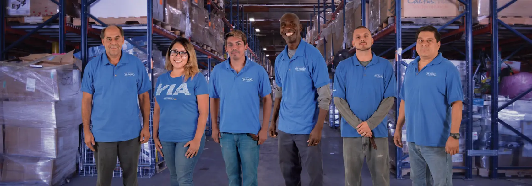 The Via Trading warehouse team