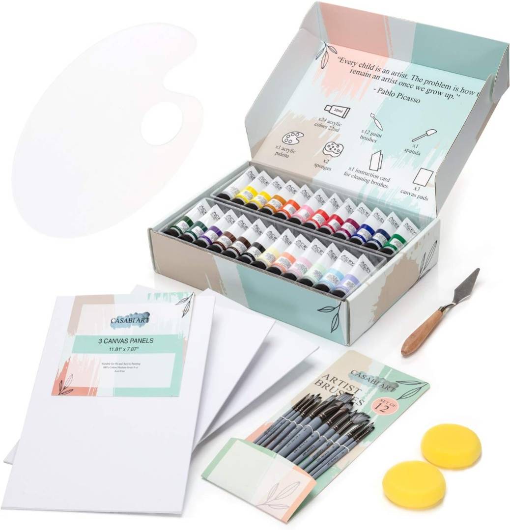 Via Trading  New Overstock Manifested Casabi Art Paint Sets