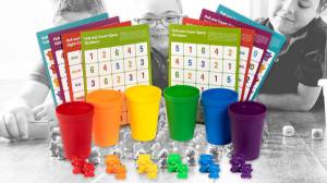 img-product-New Overstock Manifested SWEET LEMONS Rainbow Counting Bears Math