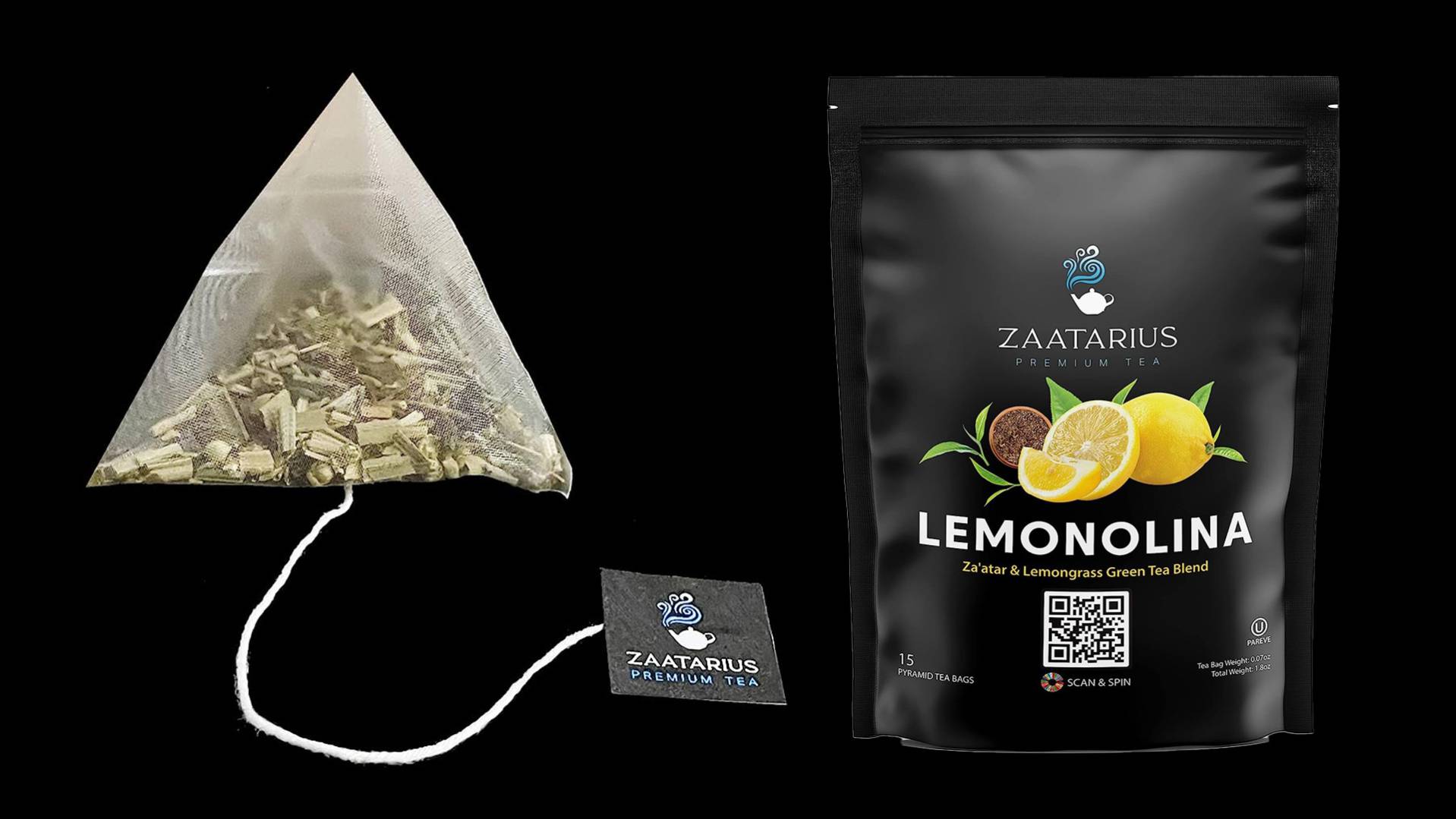 Lemongrass Herbal Tea Bulk Pyramid Teabags