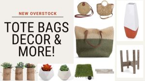 img-product-New Overstock Loads of Artificial Grass Tile, Tote Bags & More