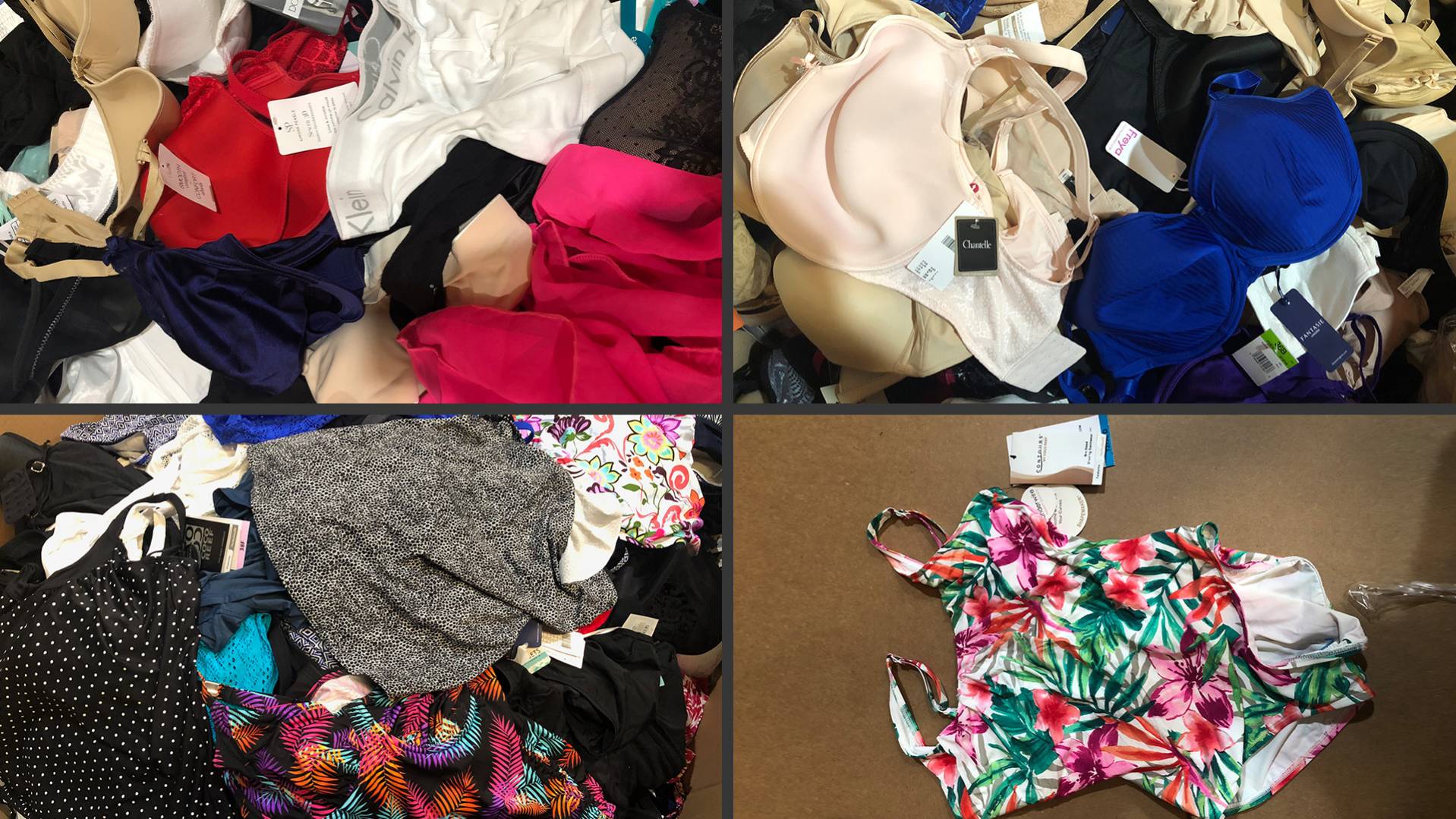 Via Trading  Assorted Branded Customer Return Intimates and More