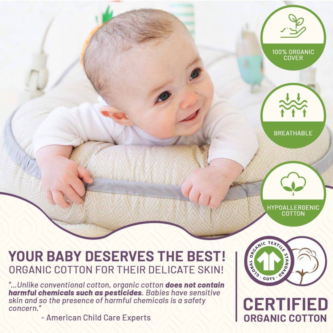 Organic Newborn Lounger, Water-Resistant Baby Nest