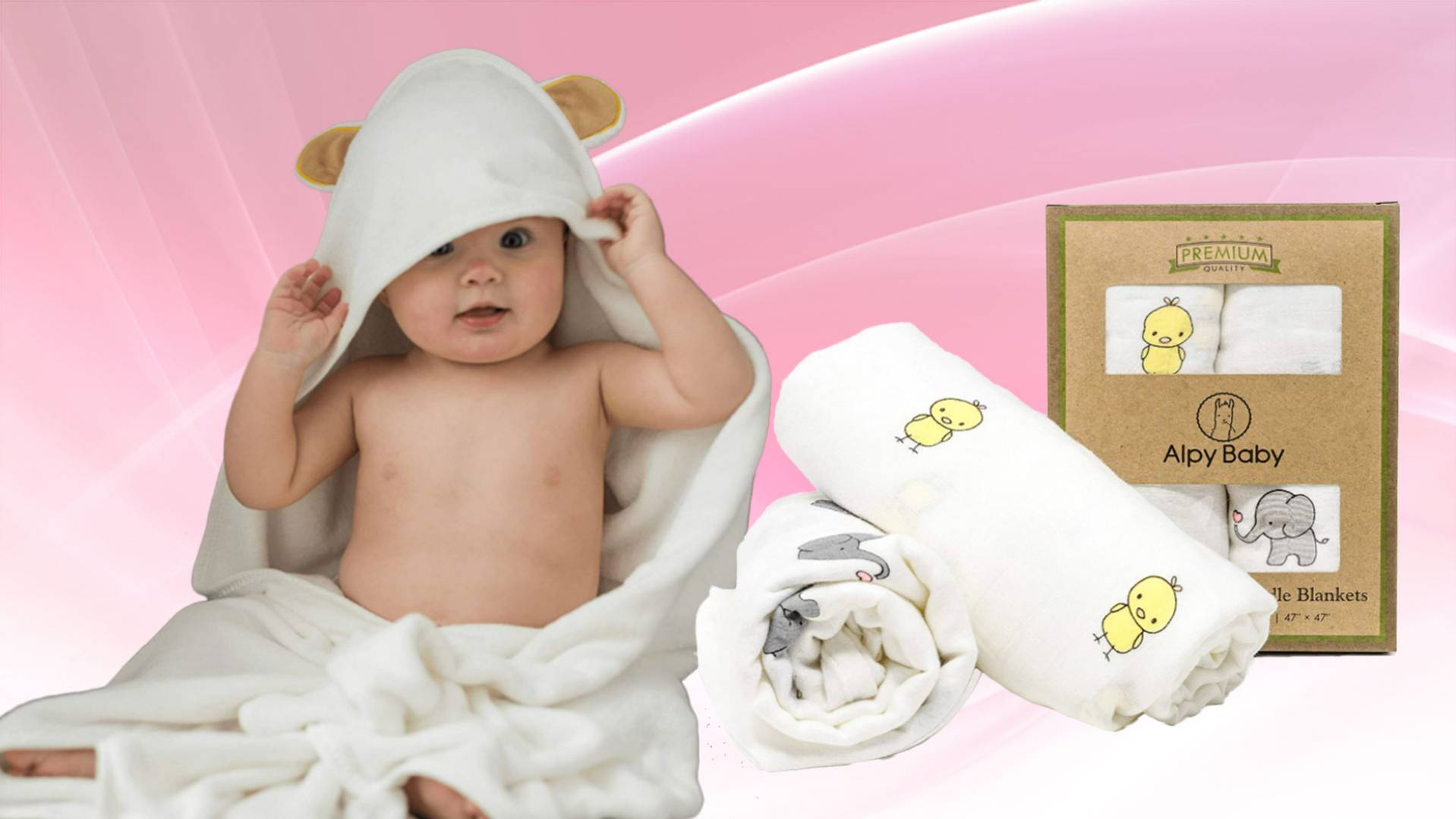 Via Trading New Overstock Baby blankets Towels Nursing covers more