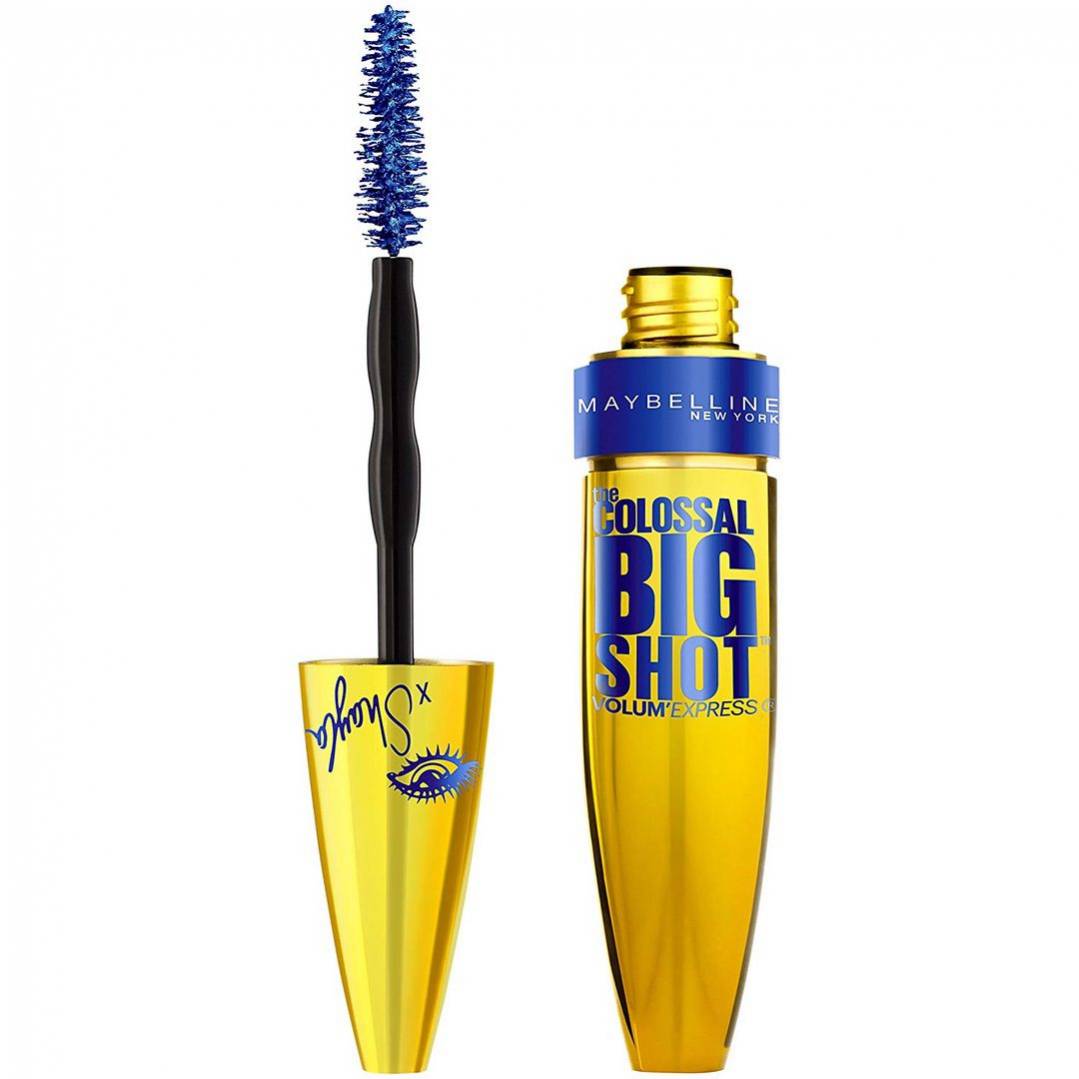 Via Trading Maybelline Colossal Big Shot Mascara Washable Bloming Blue