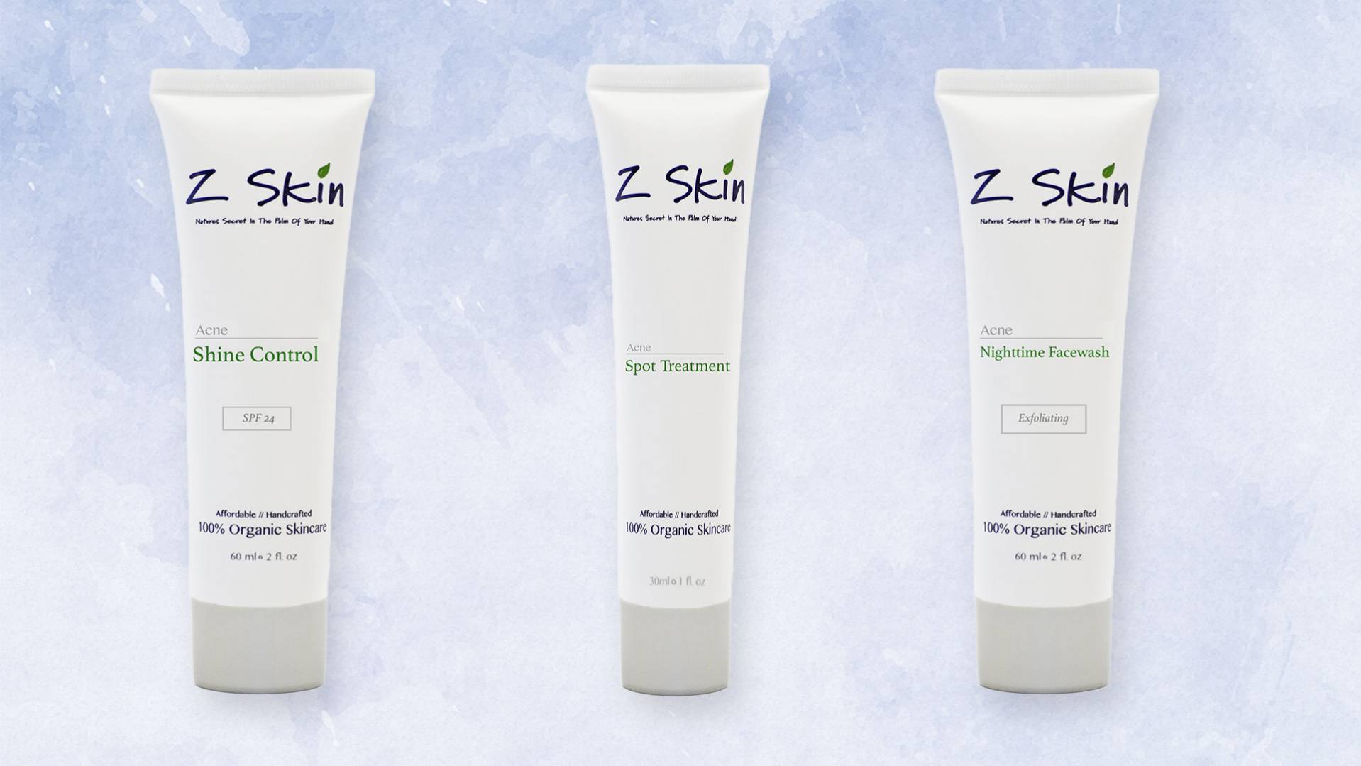 Via Trading New Overstock Z Skin Cosmetics 3 Piece Bundle