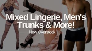 img-product-New Overstock Unmanifested Load of Mixed Hosiery, Lingerie, Mens Trunks & More