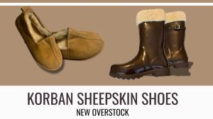 img-product-New Overstock Korban Sheepskin Shoes, Slippers & Boots