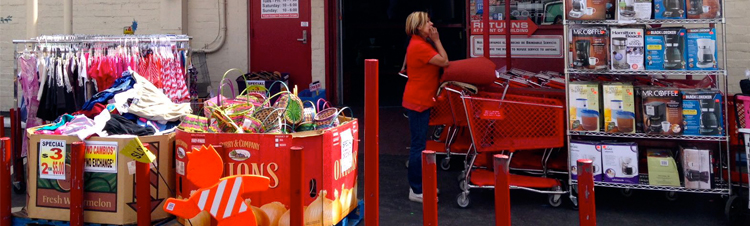 retail store shopping cart
